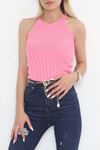 Halter Yaka Fitilli Atlet Pembe - 943.1019.